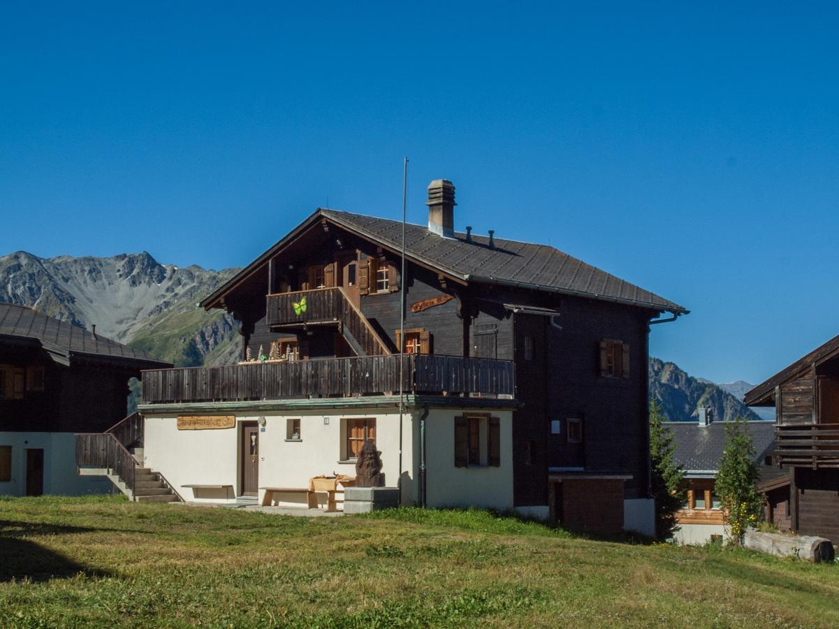 Gruppenhaus Im Walliser Alpstyle Rosswald Exteriér fotografie